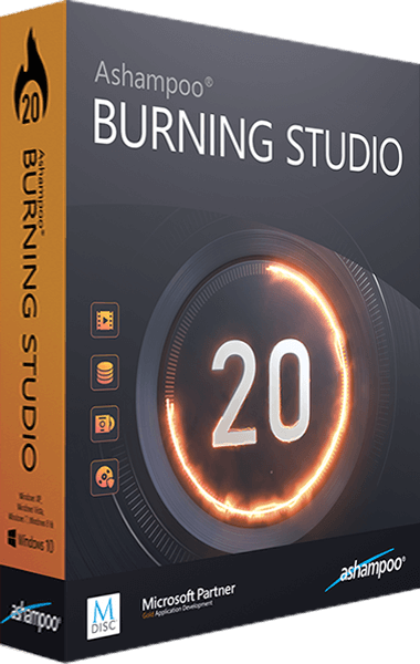 create a dvd from.mp4 file using ashampoo burning studio 20