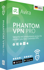 Avira Phantom VPN Pro 3D boxshot