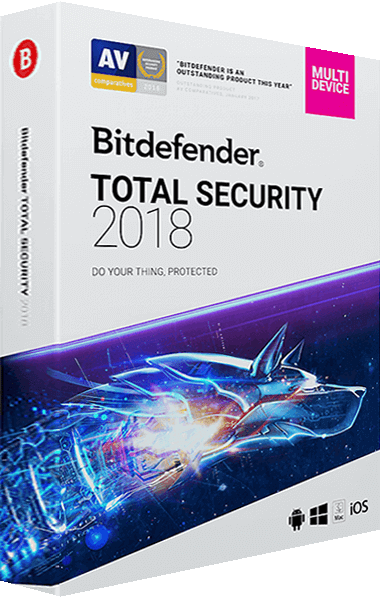 Bitdefender Total Security 2018 boxshot