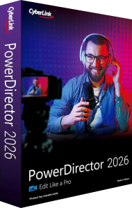 CyberLink PowerDirector 2026 3D boxshot
