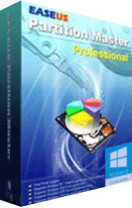 EaseUS Partition Master Professional Affordable Disk Management Software 3D boxshot