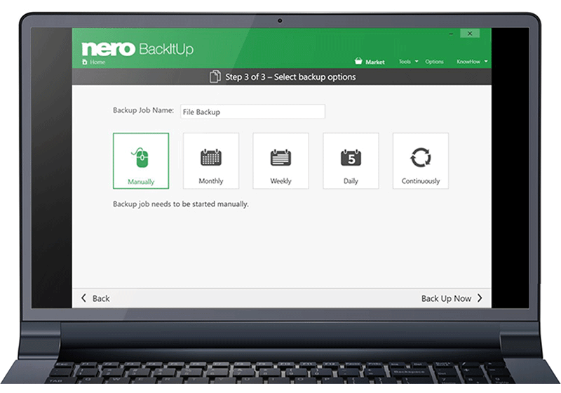Nero BackItUp 2018 screenshot