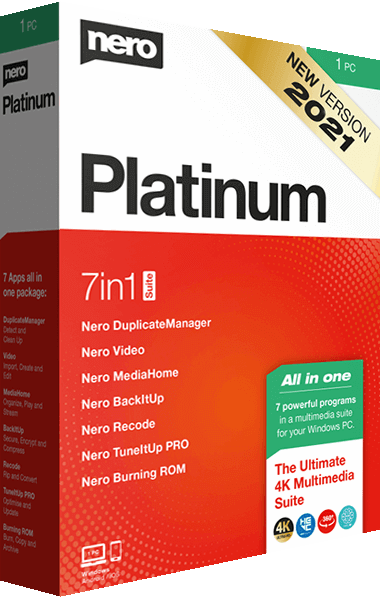 Nero Platinum 2021 boxshot
