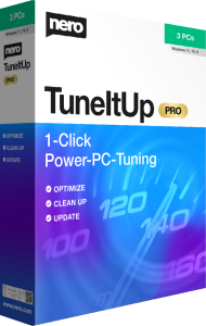Nero TuneItUp PRO 3D boxshot