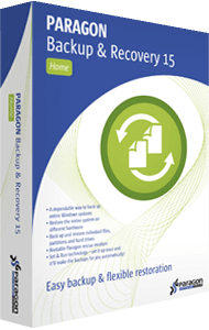 Paragon Backup & Recovery 15 Home 3D boxshot