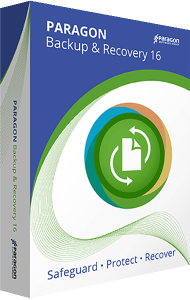 Paragon Backup & Recovery 16 3D boxshot
