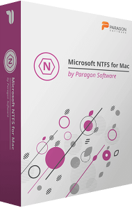 NTFS for Mac by Paragon Software 3D boxshot