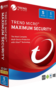 Trend Micro Maximum Security 3D boxshot