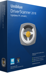 Uniblue DriverScanner 2018 3D boxshot